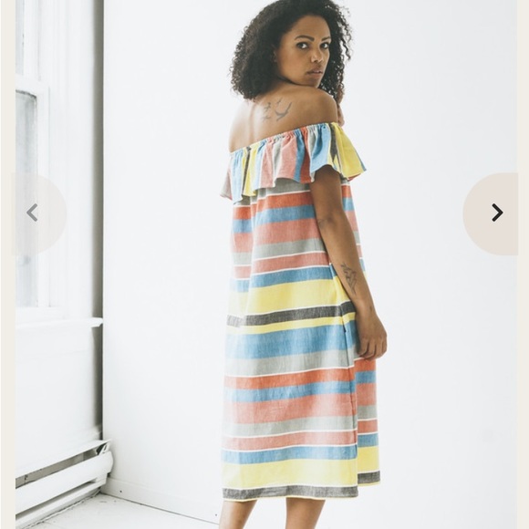 Proud Mary Cordoba Dress Kingston Stripe O/S made in Chiapas Mexico Ethically - Picture 11 of 14